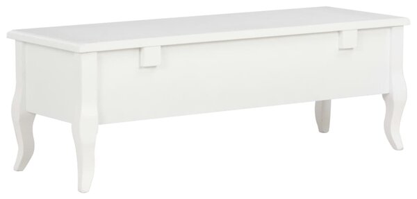 280048 vidaXL TV Cabinet White 100x35x35 cm Wood