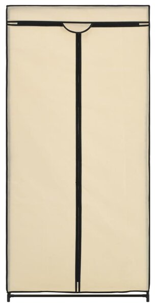 282443 vidaXL Wardrobes 2 pcs Cream 75x50x160 cm