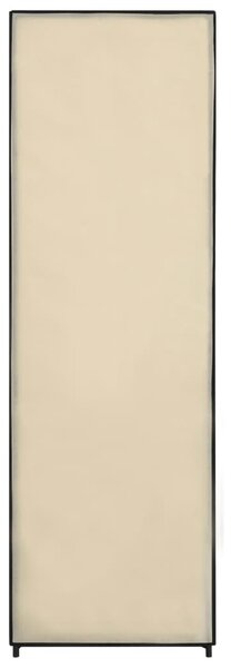 282459 vidaXL Wardrobe Cream 87x49x159 cm Fabric