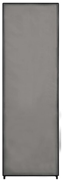 282460 vidaXL Wardrobe Grey 87x49x159 cm Fabric