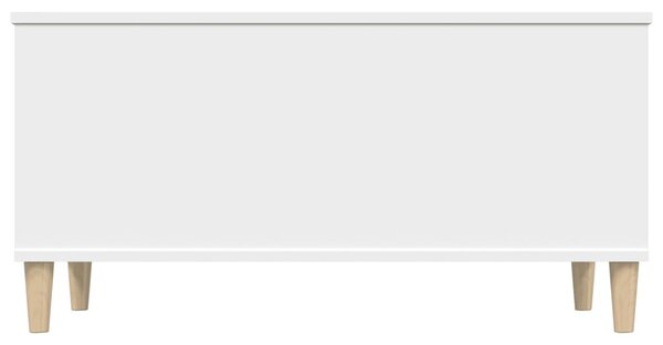 VidaXL Τραπεζάκι Σαλονιού Λευκό 90x44,5x45 εκ. από Επεξεργασμένο Ξύλο