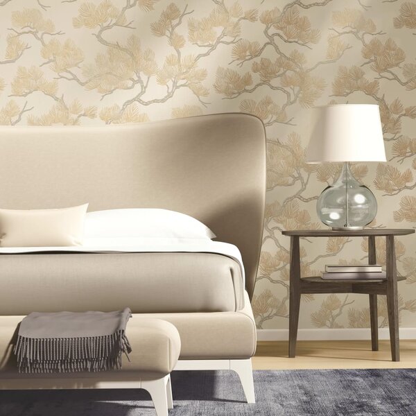 DUTCH WALLCOVERINGS Ταπετσαρία Τοίχου Πεύκο Κρεμ