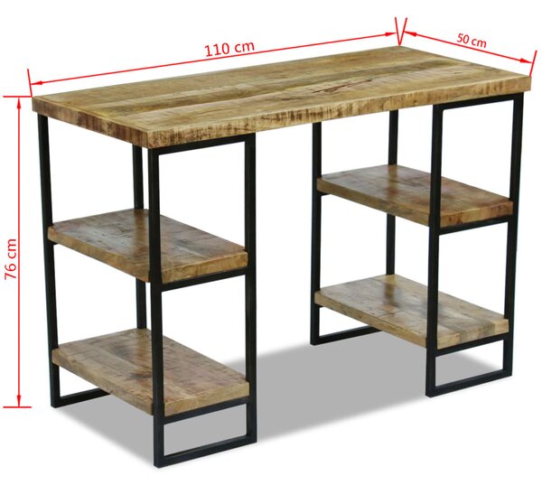 VidaXL Γραφείο 110 x 50 x 76 εκ. από Ξύλο Μάνγκο