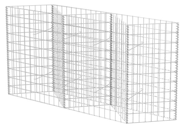 VidaXL Συρματοκιβώτιο 120 x 30 x 100 εκ. από Γαλβανισμένο Χάλυβα