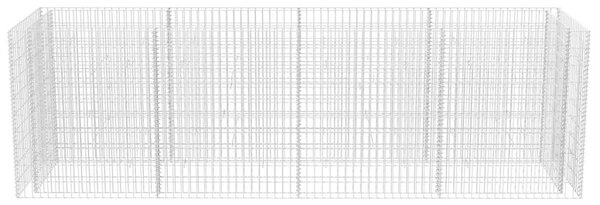 VidaXL Συρματοκιβώτιο - Γλάστρα Υπερυψωμένη 360x90x100 εκ. Ατσάλινη