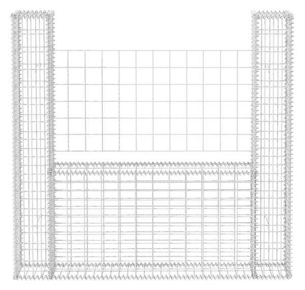 VidaXL Συρματοκιβώτιο σε Σχήμα «U» 160x20x150 εκ Γαλβανισμένος Χάλυβας