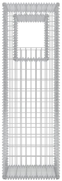 VidaXL Συρματοκιβώτια Στύλοι/Γλάστρες 2 τεμ. 50 x 50 x 160 εκ. Χάλυβας