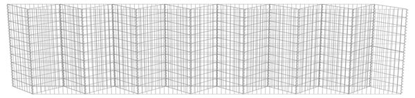 VidaXL Συρματοκιβώτιο Τοίχος 450x30x100 εκ. από Γαλβανισμένο Χάλυβα