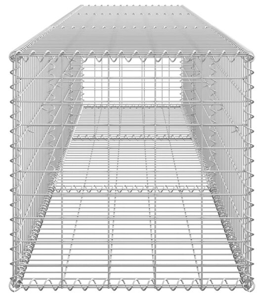 VidaXL Συρματοκιβώτιο Τοίχος 300x50x50 εκ. Γαλβαν.Χάλυβας + Καλύμματα