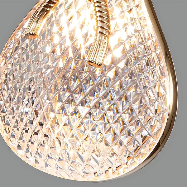 Κρεμαστό φωτιστικό οροφής LHJ107-1CP light rose gold