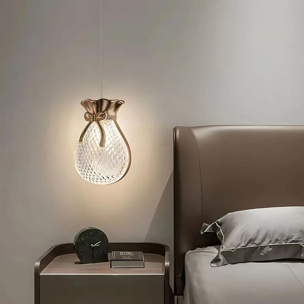 Κρεμαστό φωτιστικό οροφής LHJ107-1CP light rose gold