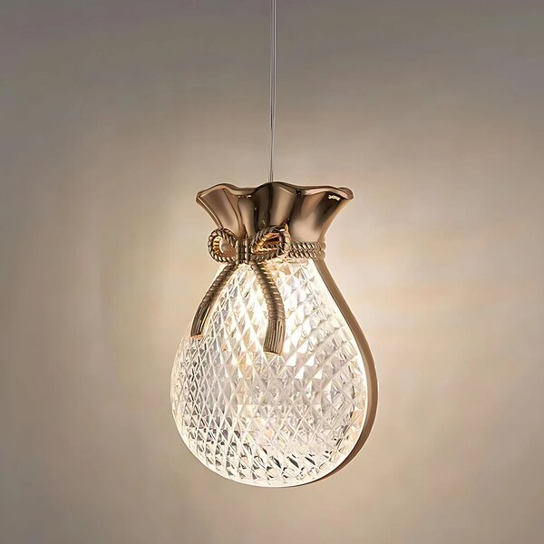 Κρεμαστό φωτιστικό οροφής LHJ107-1CP light rose gold