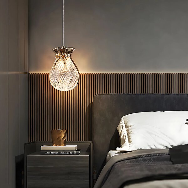 Κρεμαστό φωτιστικό οροφής LHJ107-1CP light rose gold