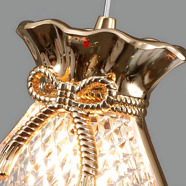 Κρεμαστό φωτιστικό οροφής LHJ107-1CP light rose gold