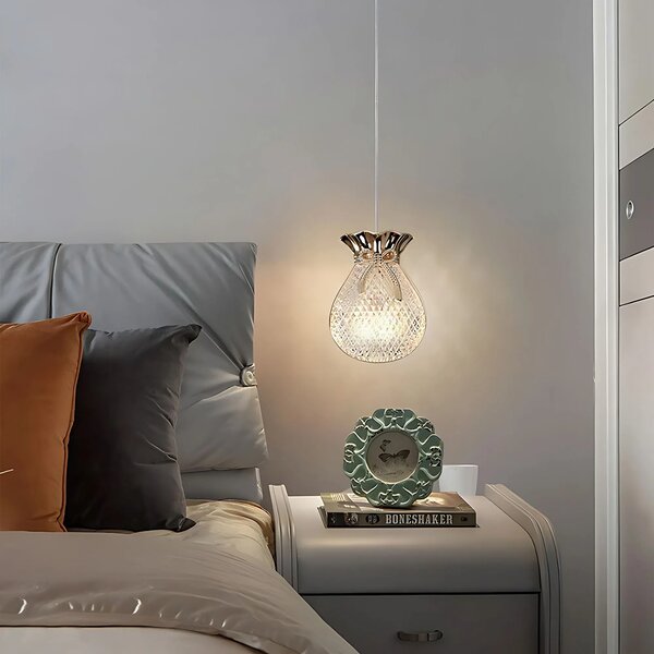 Κρεμαστό φωτιστικό οροφής LHJ107-1CP light rose gold