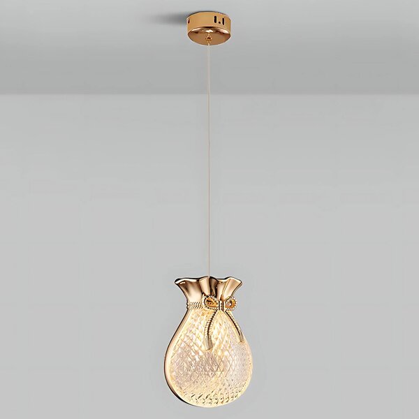 Κρεμαστό φωτιστικό οροφής LHJ107-1CP light rose gold