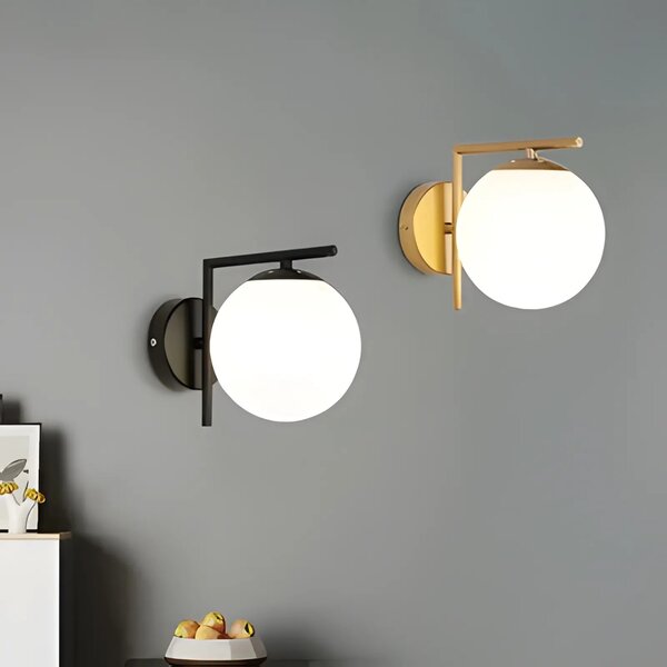 Φωτιστικό τοίχου G101-1W Black White