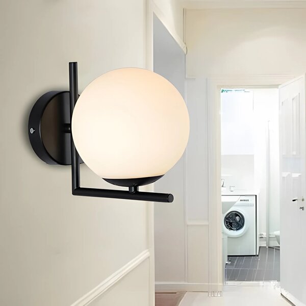 Φωτιστικό τοίχου G101-1W Black White