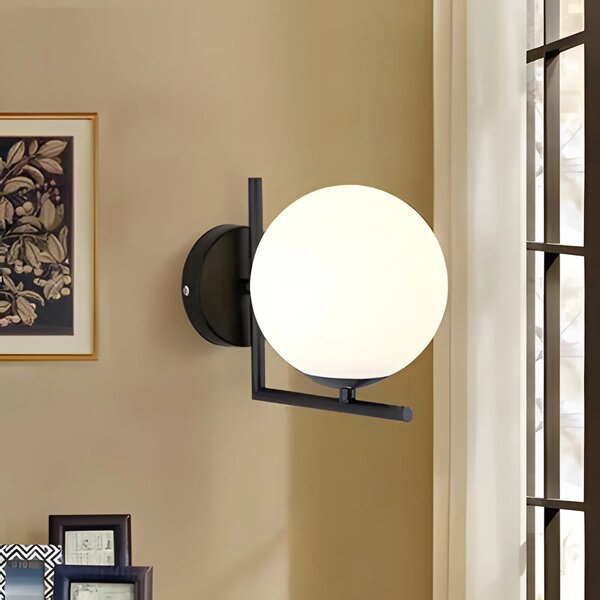 Φωτιστικό τοίχου G101-1W Black White