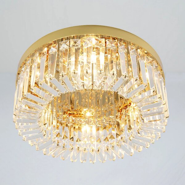ΚΡΥΣΤΑΛΛΟ ΚΡΕΜΑΣΤΟ ΦΩΤΙΣΤΙΚΟ APP1728-6C 50 cm Gold