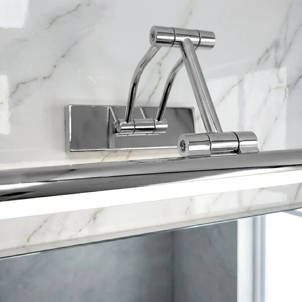 Επιτοίχο φωτιστικό μπάνιου LED SWE016-1W 42cm Chrome