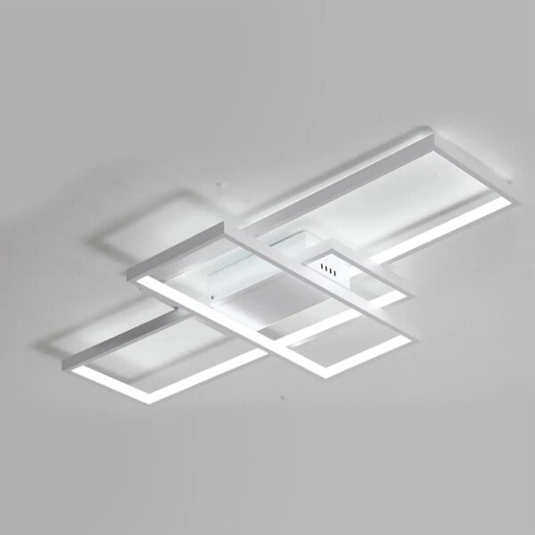 Μοντέρνο φωτιστικό οροφής LED + APP660 REMOTE Λευκό