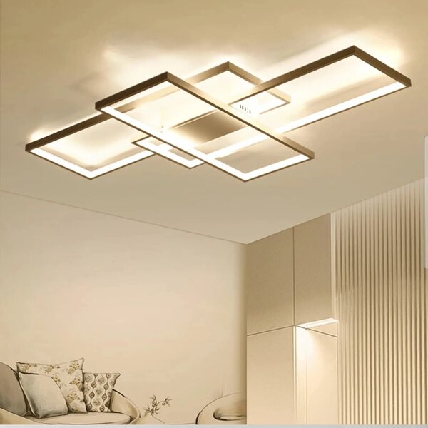 Μοντέρνο φωτιστικό οροφής LED + APP660 REMOTE Λευκό
