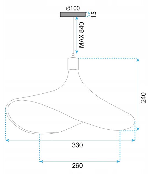 ΜΠΑΜΠΟΎ ΚΡΕΜΑΣΤΌ ΦΩΤΙΣΤΙΚΌ APP1642-1CP 30cm
