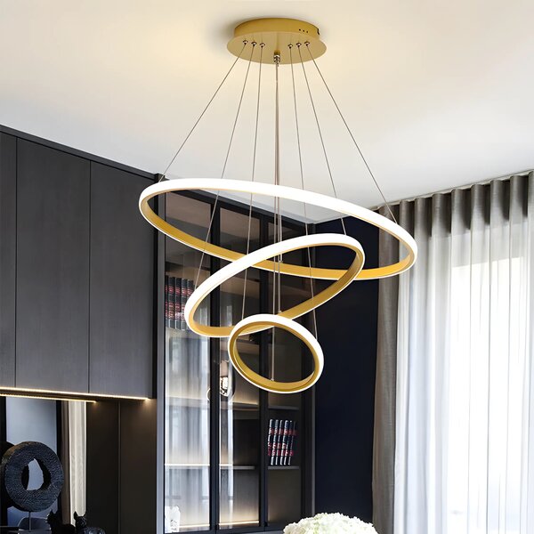 Lampa wisząca LHJ010-CP4 BRUSH GOLD