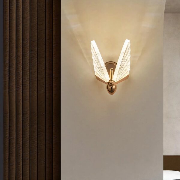 ΦΩΤΙΣΤΙΚΟ ΤΟΙΧΟΥ LED LHJ104-1W LIGHT ROSE GOLD