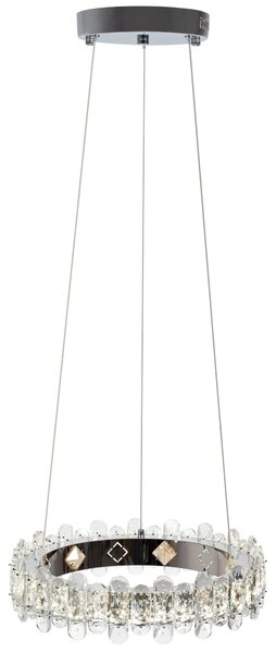 Κρυστάλλινο φωτιστικό οροφής LED APP1041-CP + τηλεχειριστήριο