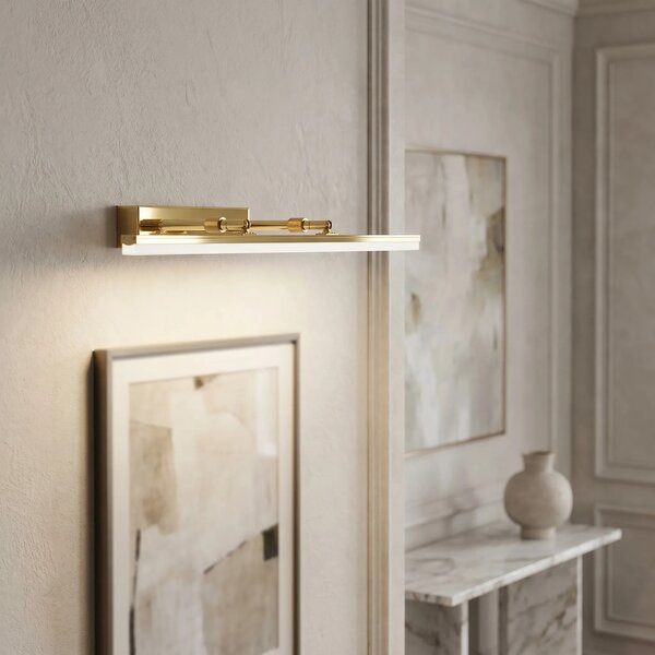 Επιτοίχο φωτιστικό μπάνιου LED APP1873-1W 60cm GOLD