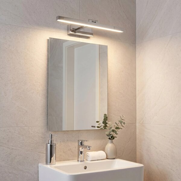 Επιτοίχο φωτιστικό μπάνιου LED APP1858-1W 60 cm Chrome
