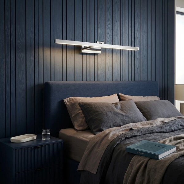 Επιτοίχο φωτιστικό μπάνιου LED APP1859-1W 80 cm Chrome
