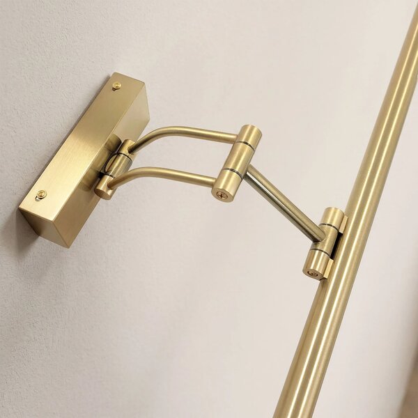 Επιτοίχο φωτιστικό μπάνιου LED SWE024-1W 80cm Brush Gold