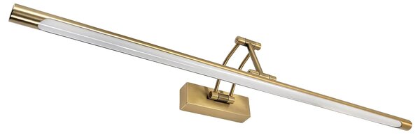 Επιτοίχο φωτιστικό μπάνιου LED SWE024-1W 80cm Brush Gold