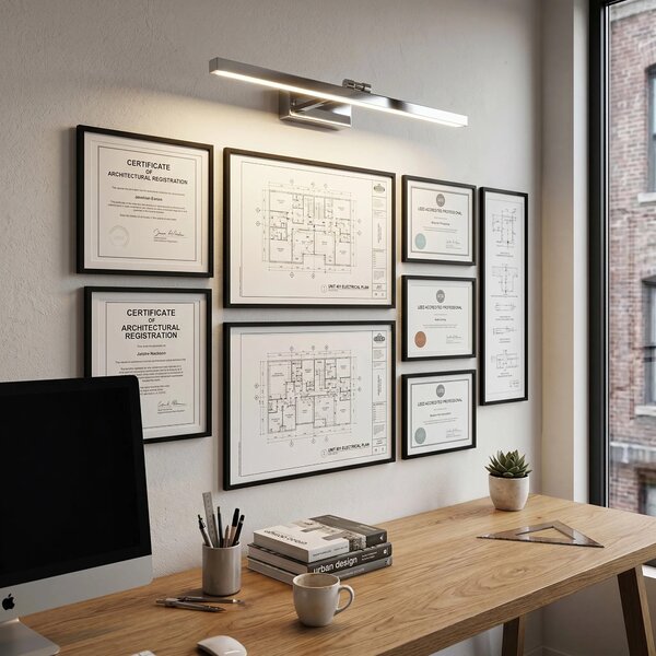 Επιτοίχο φωτιστικό μπάνιου LED APP1859-1W 80 cm Chrome