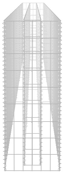 VidaXL Συρματοκιβώτιο-Γλάστρα Υπερυψωμένη 450x30x90 εκ. Γαλβ. Χάλυβας