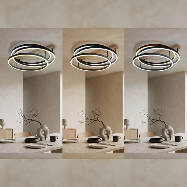 Φωτιστικό οροφής LED SWE058-C BLACK
