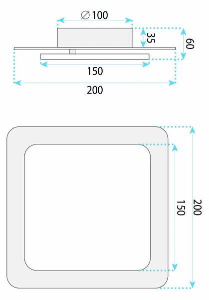 Φωτιστικό τοίχου LED LHJ123-W Μαύρο