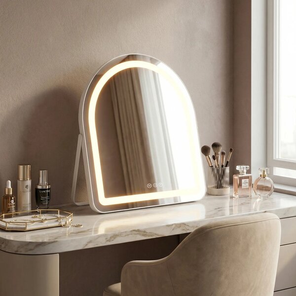 ΚΑΘΡΕΦΤΗΣ ΤΟΙΧΟΥ LED GLAM White 40x45cm