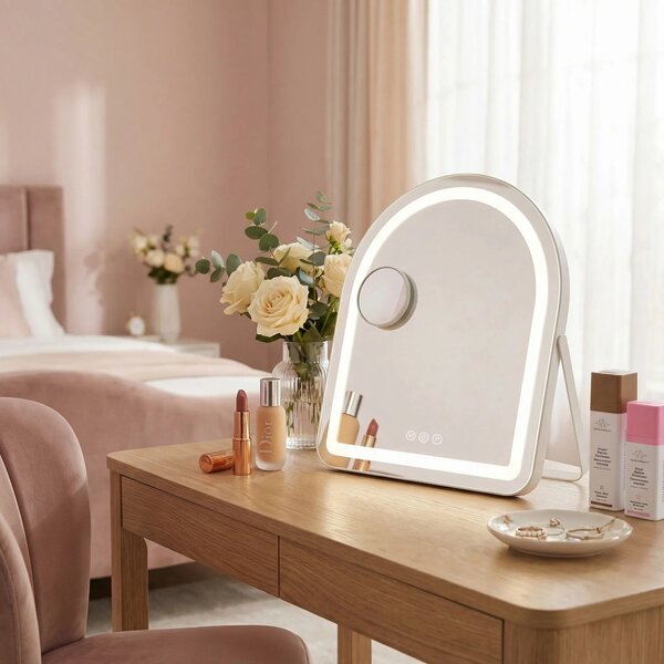 ΚΑΘΡΕΦΤΗΣ ΤΟΙΧΟΥ LED GLAM White 40x45cm