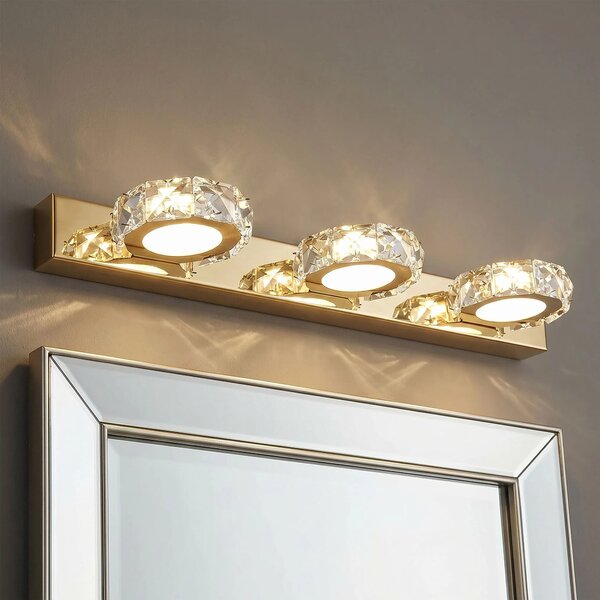 ΦΩΤΙΣΤΙΚΟ ΤΟΙΧΟΥ ΜΠΑΝΙΟΥ LED APP1939-3W GOLD
