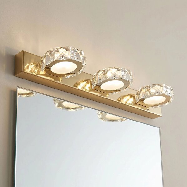 ΦΩΤΙΣΤΙΚΟ ΤΟΙΧΟΥ ΜΠΑΝΙΟΥ LED APP1939-3W GOLD