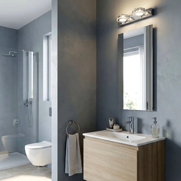 ΦΩΤΙΣΤΙΚΟ ΤΟΙΧΟΥ ΜΠΑΝΙΟΥ LED APP1936-2W CHROME