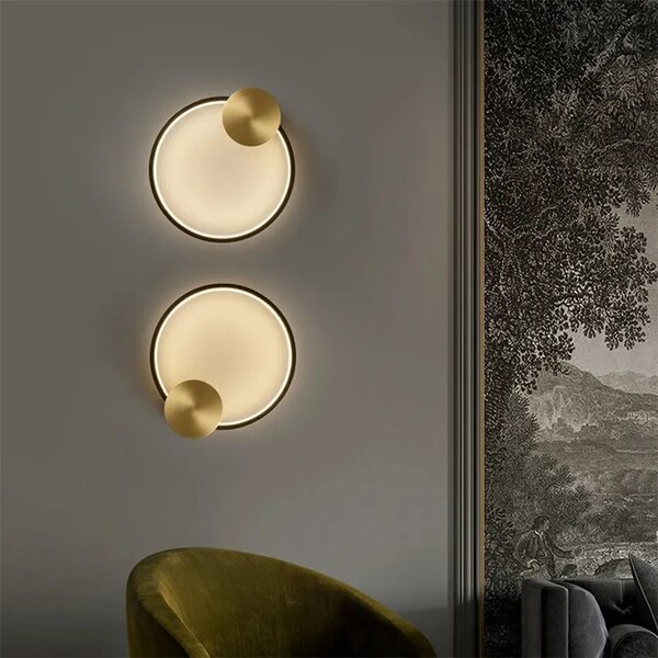 ΦΩΤΙΣΤΙΚΟ ΤΟΙΧΟΥ LED APP1385-CW OLD GOLD 30εκ