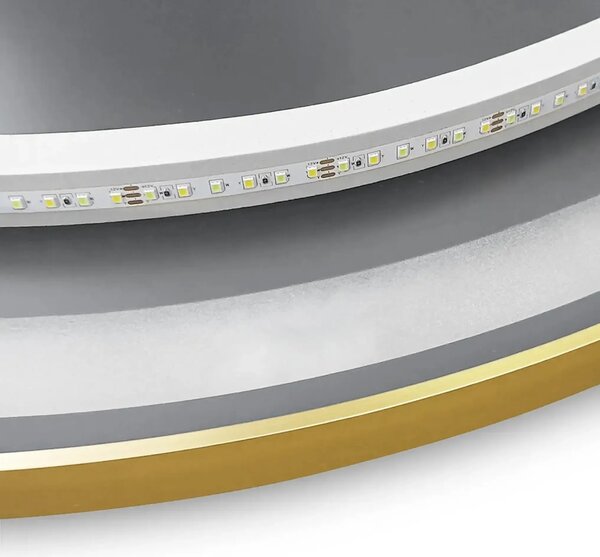ΚΑΘΡΕΦΤΗΣ ΤΟΙΧΟΥ LED 50cm MMJ BRUSH GOLD