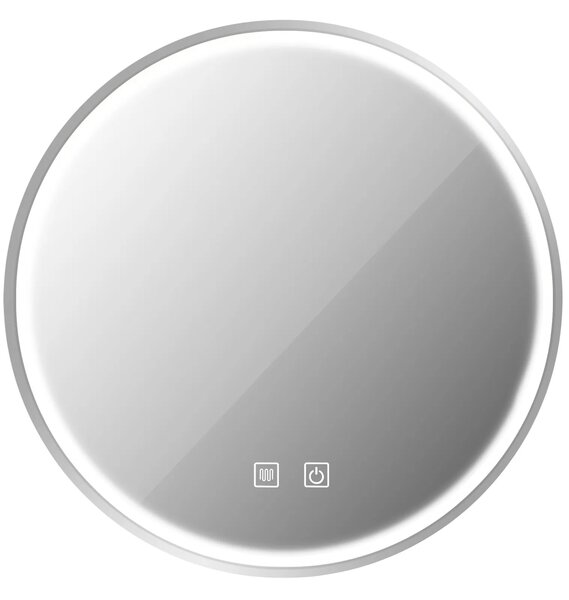 ΚΑΘΡΕΦΤΗΣ ΤΟΙΧΟΥ LED 60cm MMJ BRUSH SILVER