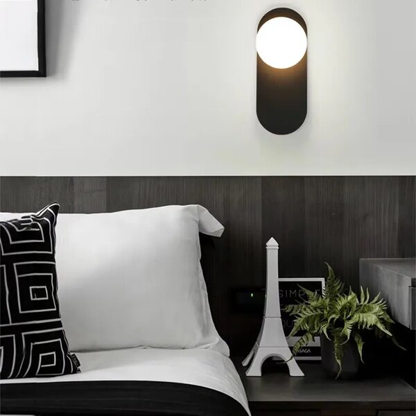 Φωτιστικό τοίχου APP1586-1W black