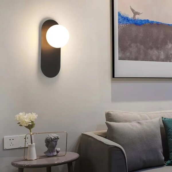 Φωτιστικό τοίχου APP1586-1W black